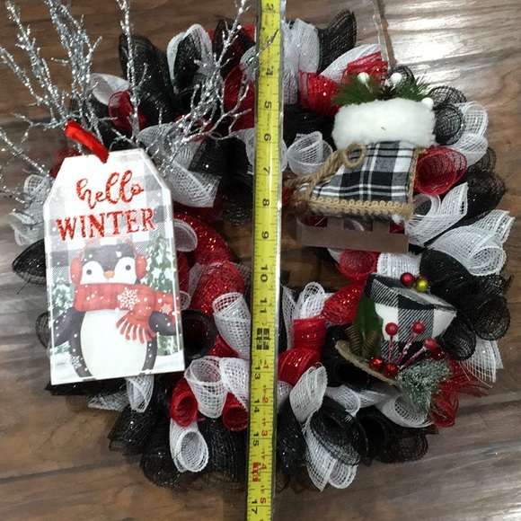 **SOLD**Christmas ❄️Winter Wreath - Picture 4 of 4